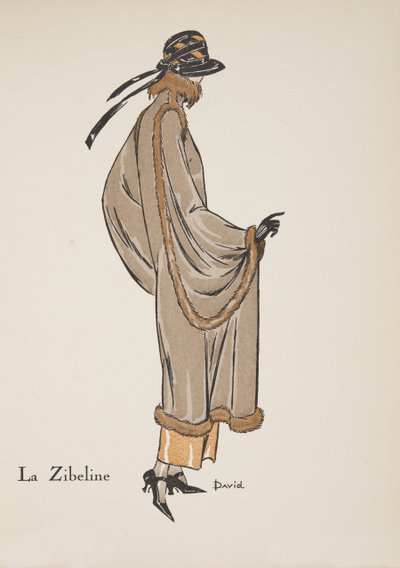 The Sable, from a Collection of Fashion Plates by David
